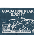 Guadalupe Peak - Summit Flag - Highpoint - Guadlupe Peak Trail - Guadalupe Mountains National Park - perfect addition to hiking gear - perfect hiker gift.