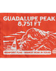Guadalupe Peak - Summit Flag - Highpoint - Guadlupe Peak Trail - Guadalupe Mountains National Park - perfect addition to hiking gear - perfect hiker gift.