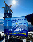 Gold Star Peak Summit Flag - For Onsite Purchases only