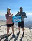 Mt Whitney Summit Flag With Cactus