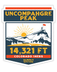 Uncompahgre Peak Sticker