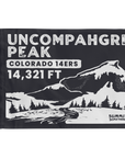 Uncompahgre Peak with Nellie Creek Summit Flag
