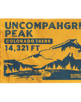 Uncompahgre Peak with Nellie Creek Summit Flag