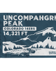 Uncompahgre Peak with Nellie Creek Summit Flag