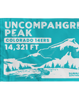Uncompahgre Peak with Nellie Creek Summit Flag