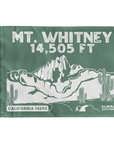 Mt Whitney Summit Flag With Cactus