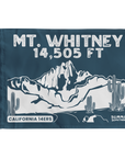 Mt Whitney Summit Flag With Cactus
