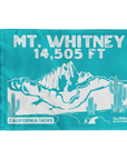 Mt Whitney Summit Flag With Cactus