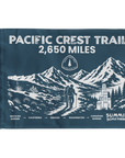Pacific Crest Trail Flag featuring mountain-inspired design for hikers and backpackers