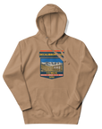 Decalibron Loop hoodie featuring Mount Democrat, Mount Cameron, Mount Lincoln and Mount Bross, Colorado 14er hiking apparel for peak baggers