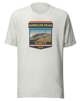 Ash Mt. Wheeler t-shirt with image of the mountain and the 13,161 ft. elevation