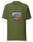 Green Mt. Wheeler t-shirt with image of the mountain and the 13,161 ft. elevation.