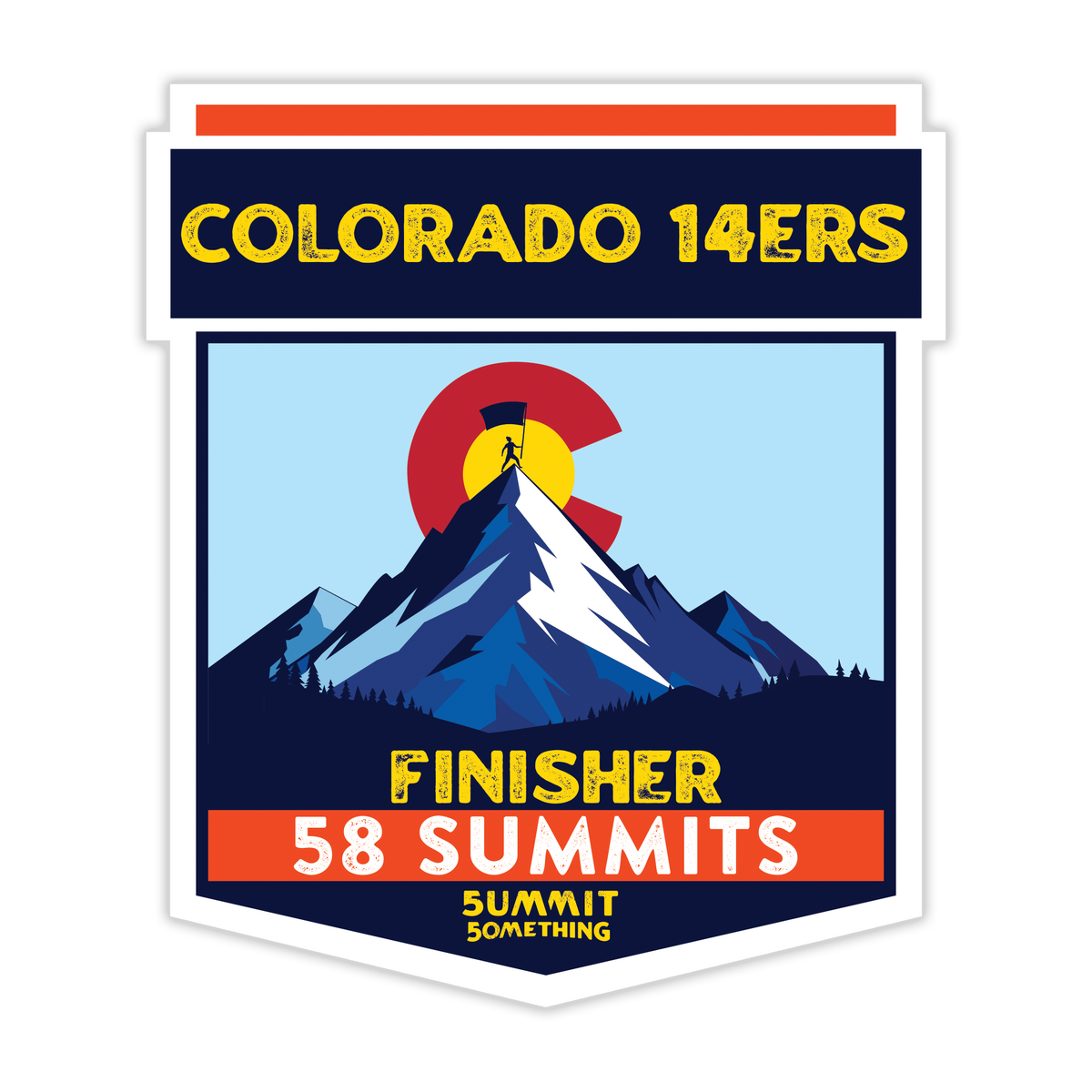 Colorado 14ers Finisher Sticker – Summit Something