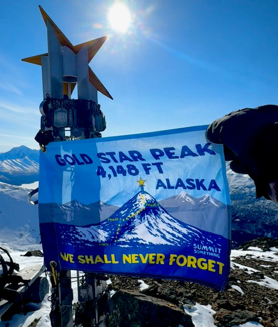 Gold Star Peak Summit Flag
