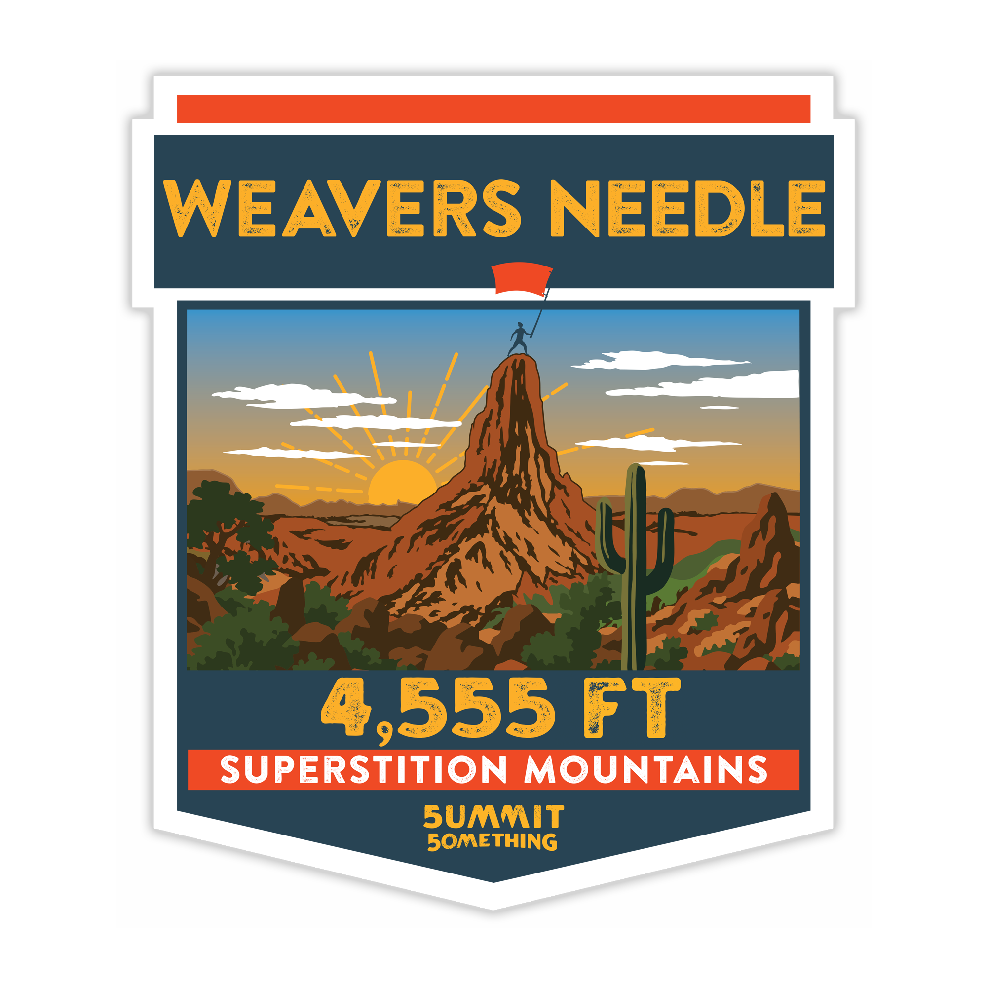 Weavers Needle Sticker