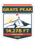 Grays Peak Sticker