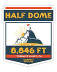 Half Dome Sticker