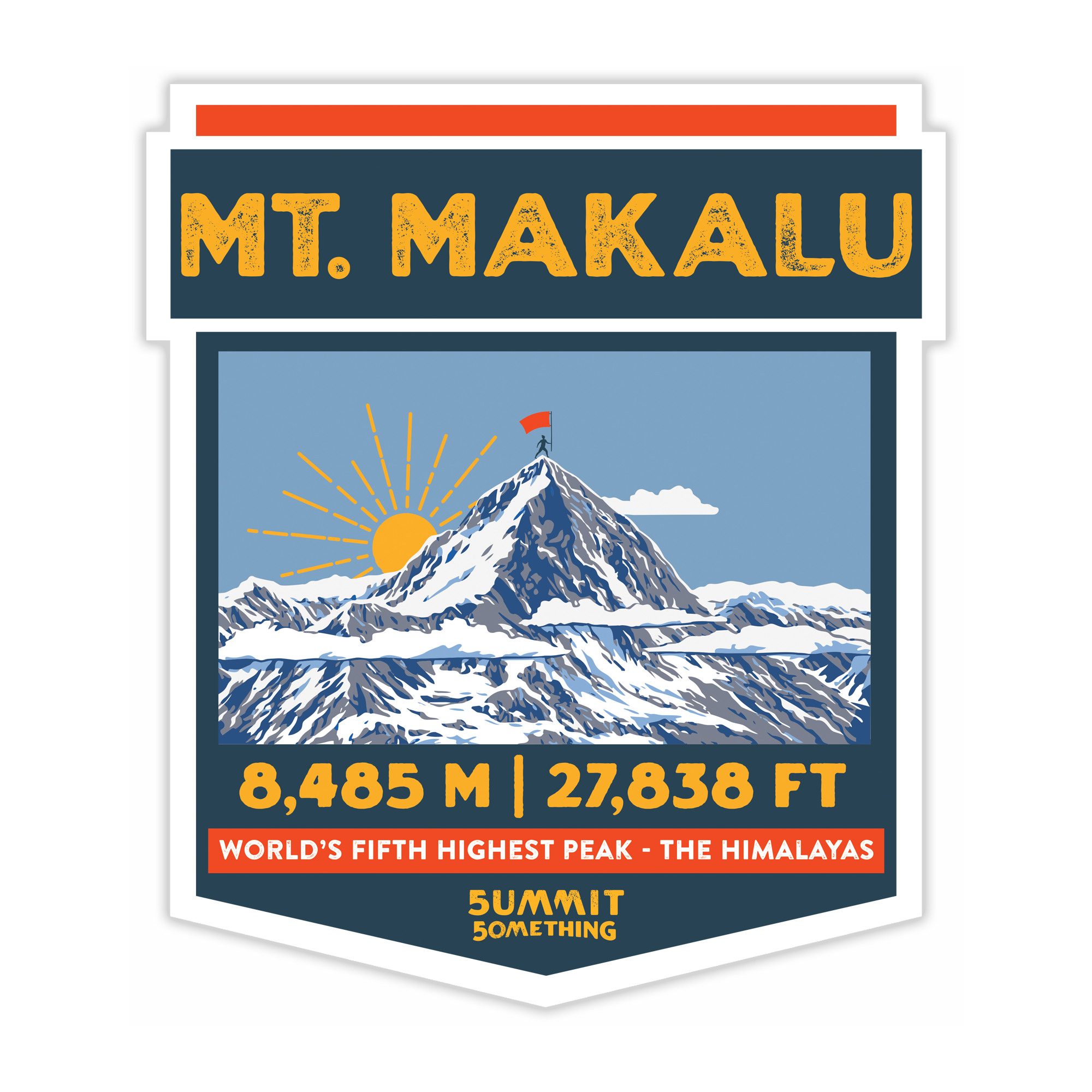 Mt. Makalu Sticker
