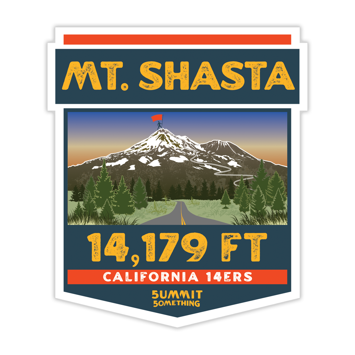 Mt. Shasta Sticker – Summit Something