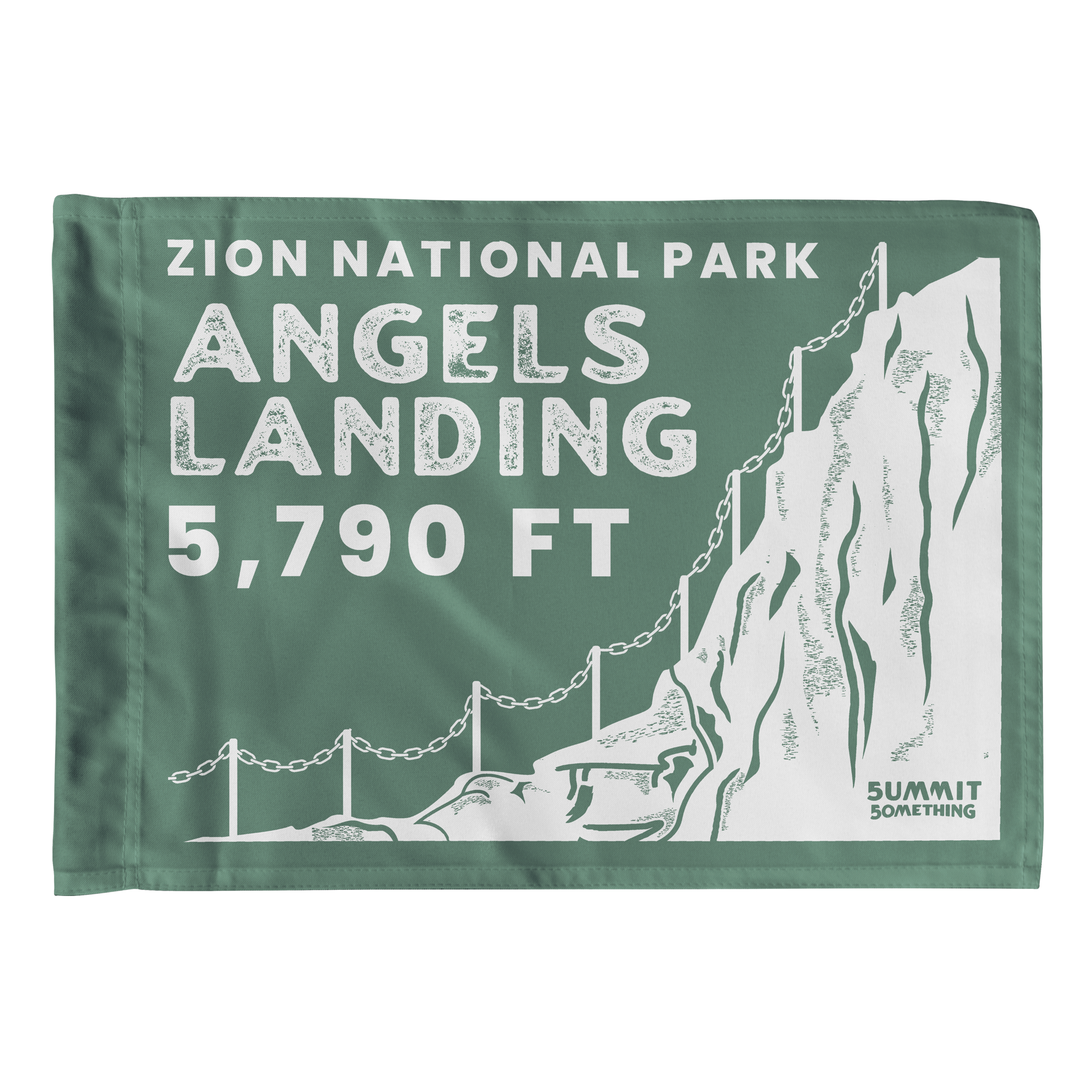 Angels Landing Chains Summit Flag – Summit Something