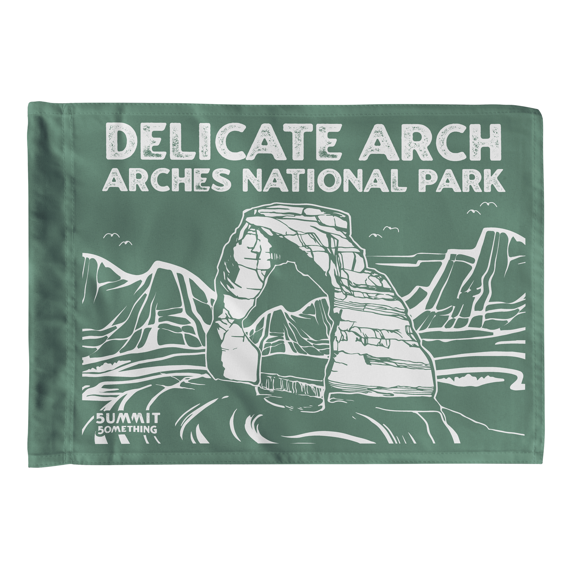 Delicate Arch Arches National Park Summit Flag