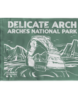 Delicate Arch Arches National Park Summit Flag