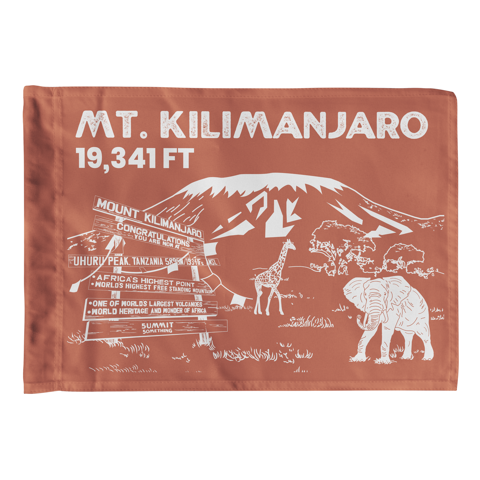 Mt. Kilimanjaro Summit Flag – Summit Something