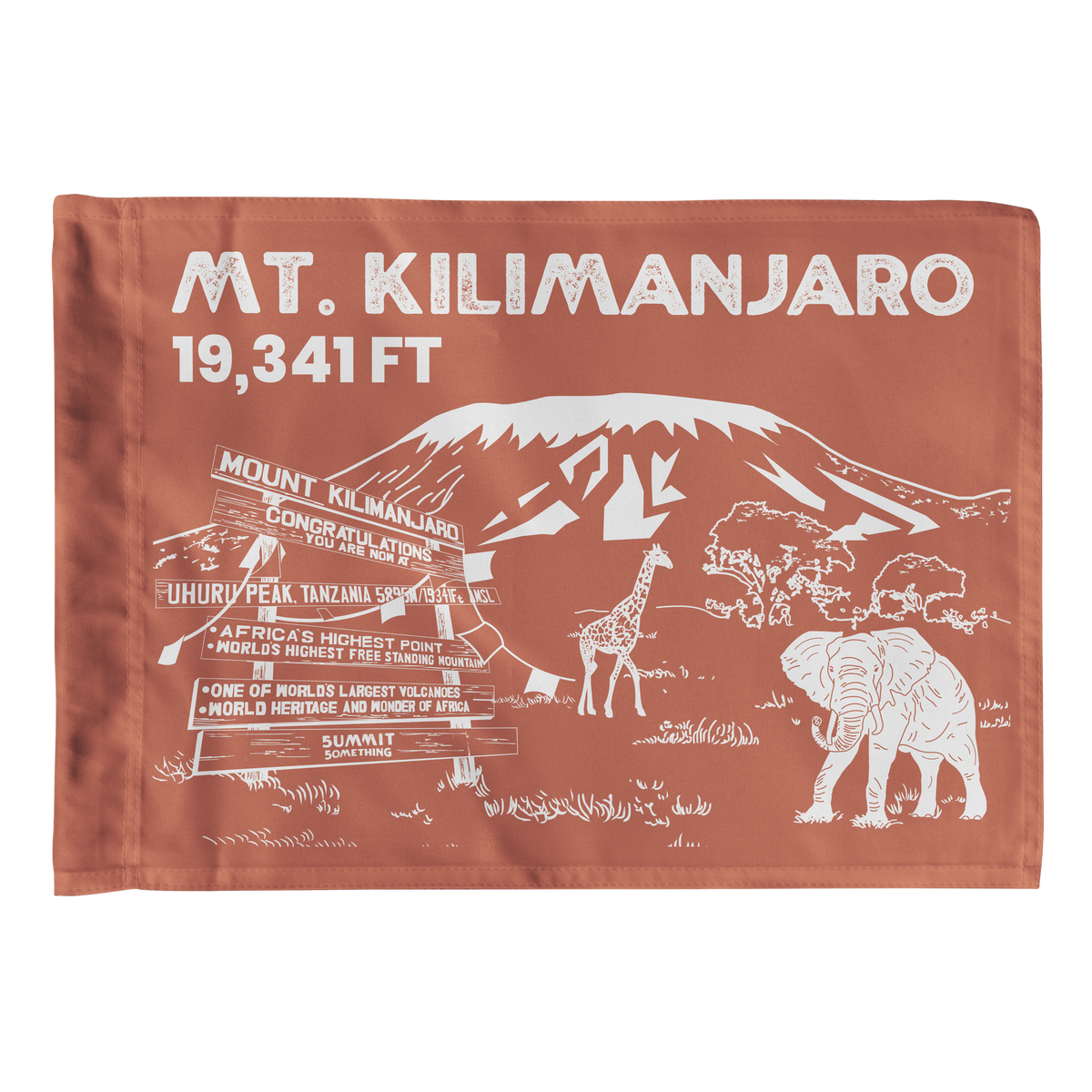 Mt. Kilimanjaro Summit Flag – Summit Something