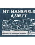 Mt Mansfield Summit Flag | Vermont Highpoint