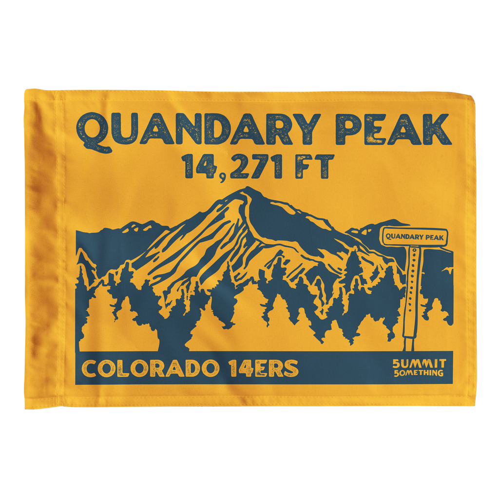 Quandary Peak Summit Flag – Summit Something