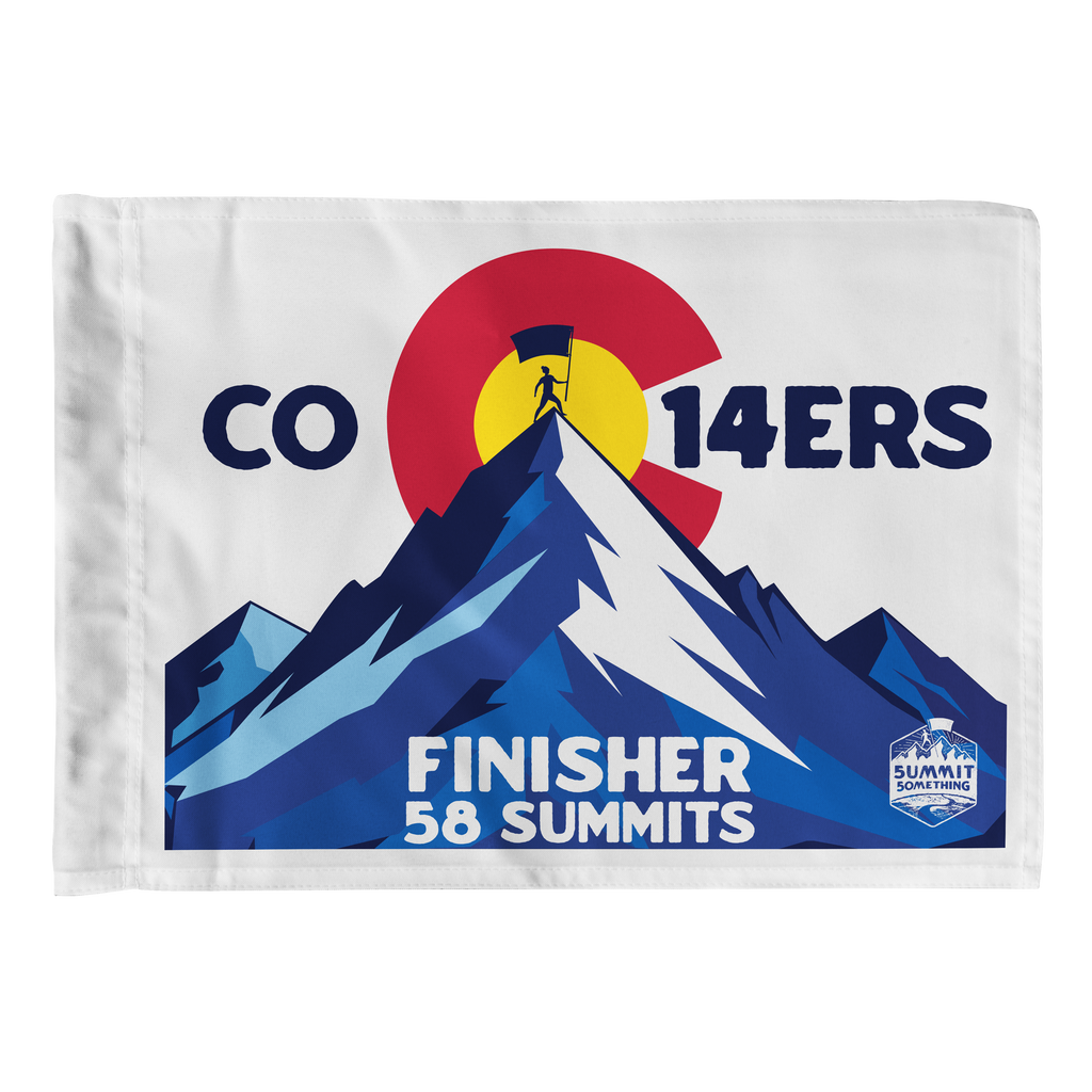 Summit Flag Colorado 14er Finisher Summit Flag – Summit Something