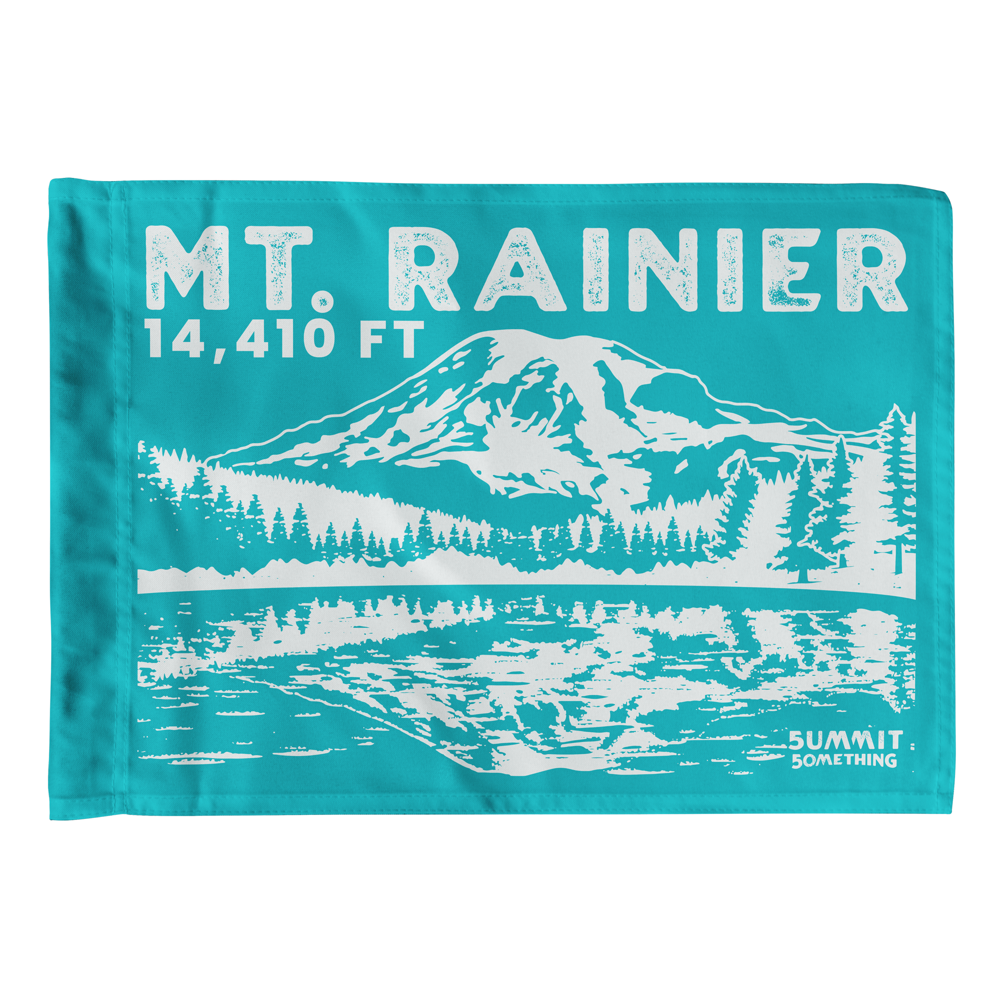 Mt. Ranier summit flag - summit sign - gift for hikers