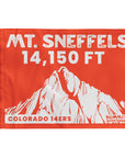 Mt. Sneffels Colorado 14er Summit flag -made by 5ummit 5omtheing - located near Durango, CO