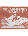 Mt. Whitney summit flag - California State Highpoint | California 14er