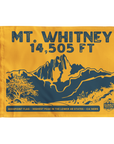 Mt. Whitney summit flag - California State Highpoint | California 14er
