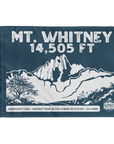 Mt. Whitney summit flag - California State Highpoint | California 14er