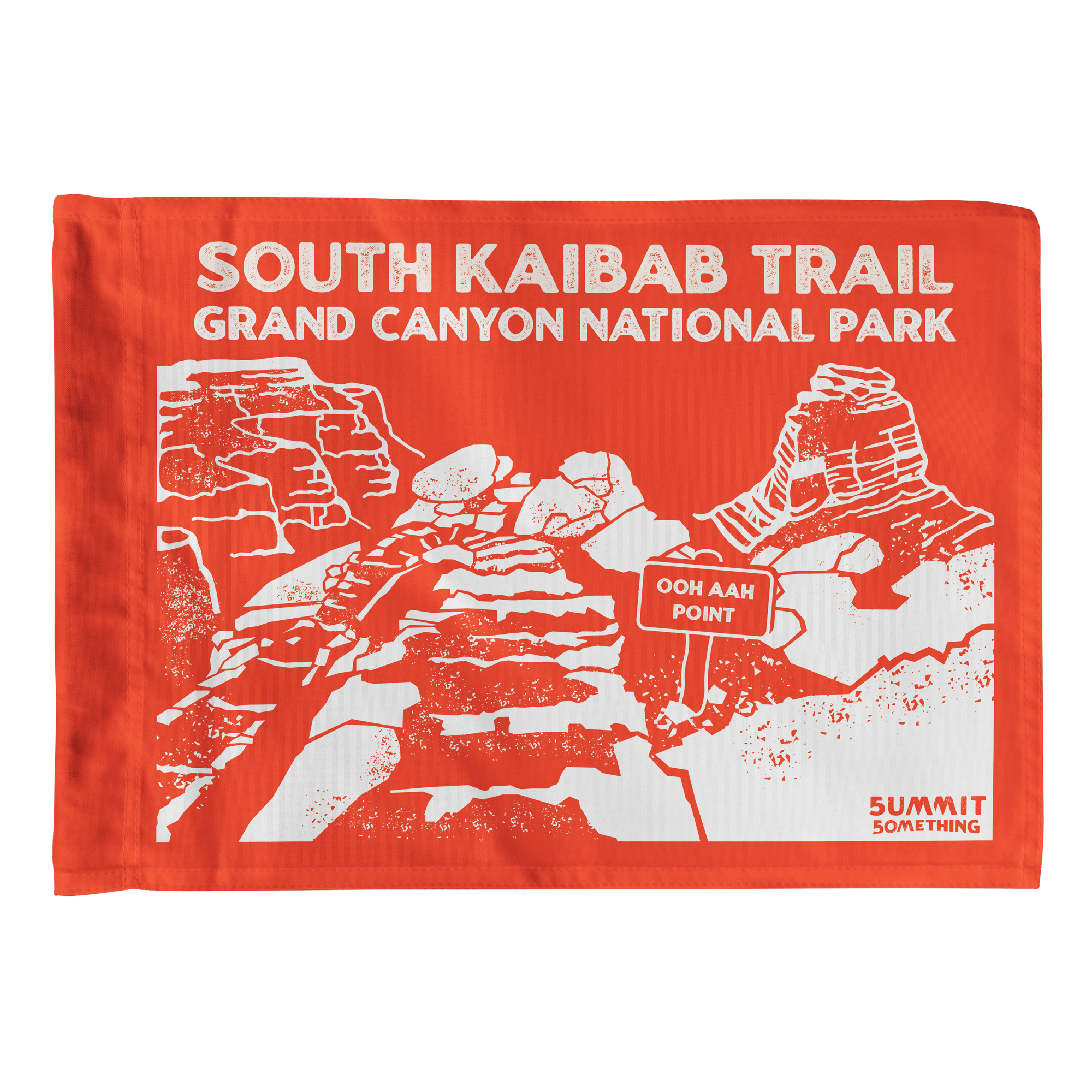 South Kaibab Trail Grand Canyon Summit Flag – Summit Something