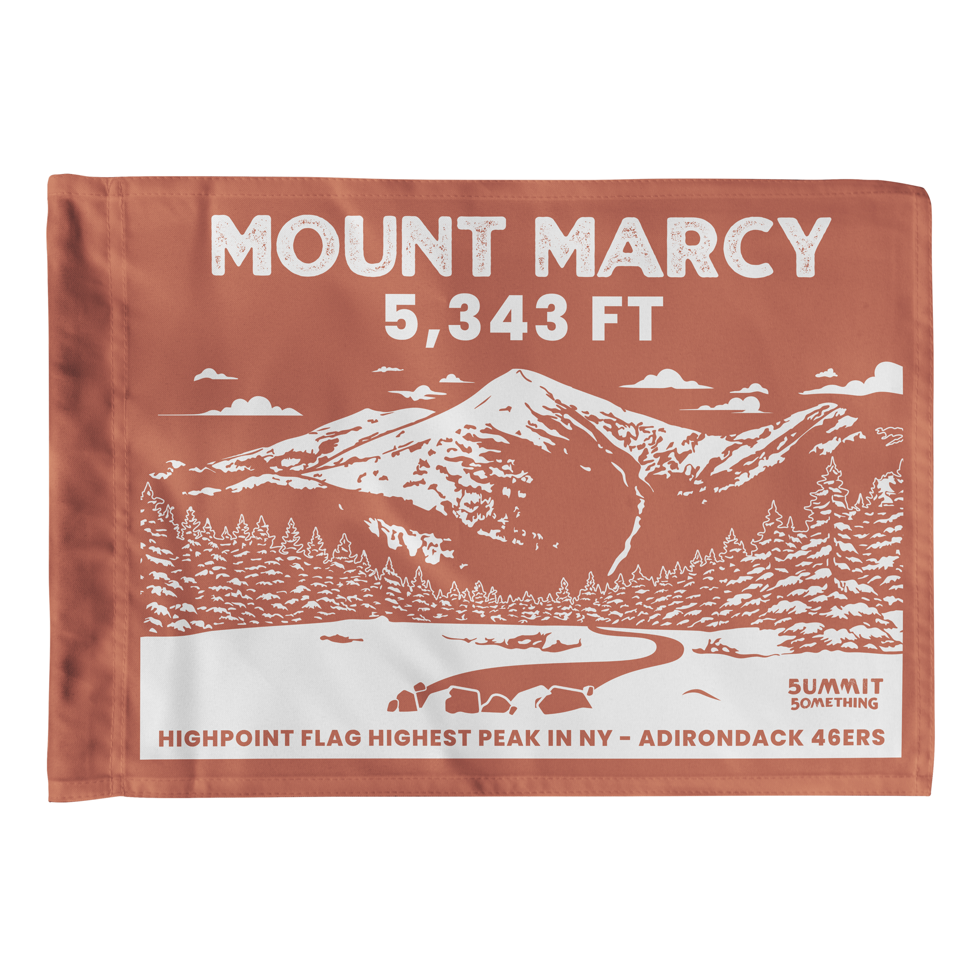 New York State Highpoint Summit Flag - Adirondack Mountains