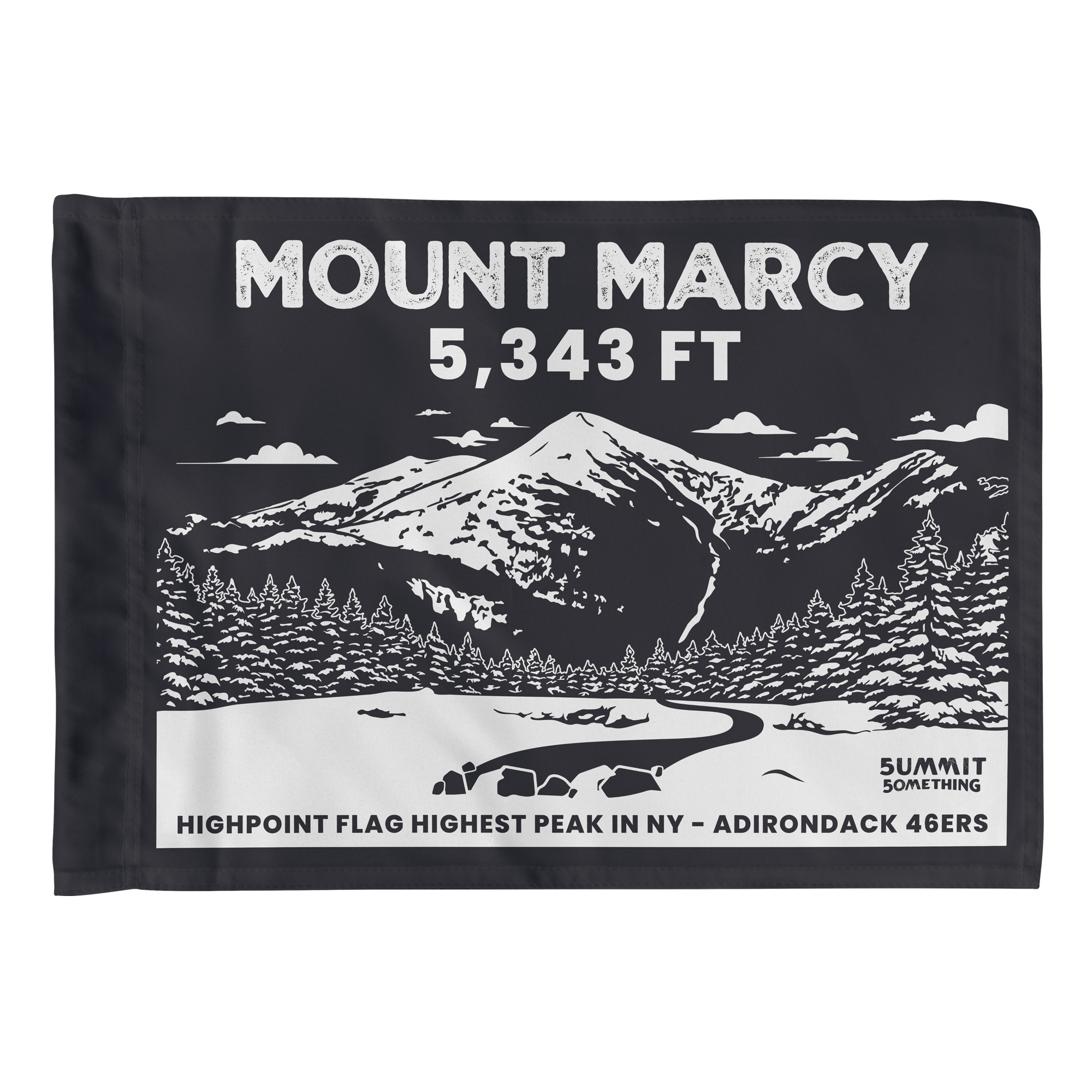 New York State Highpoint Summit Flag - Adirondack Mountains