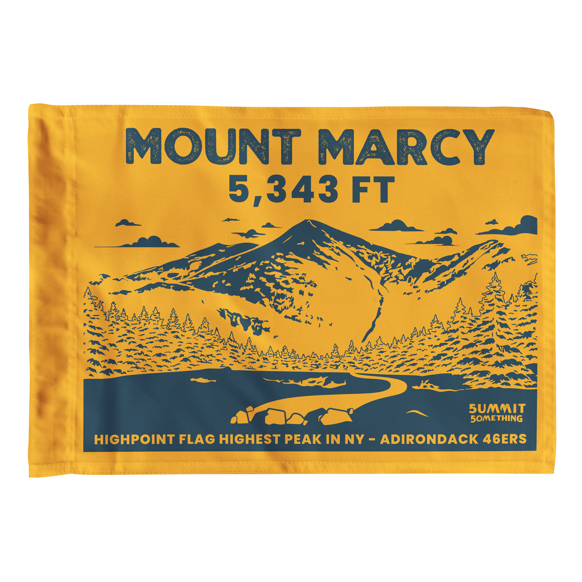 New York State Highpoint Summit Flag - Adirondack Mountains