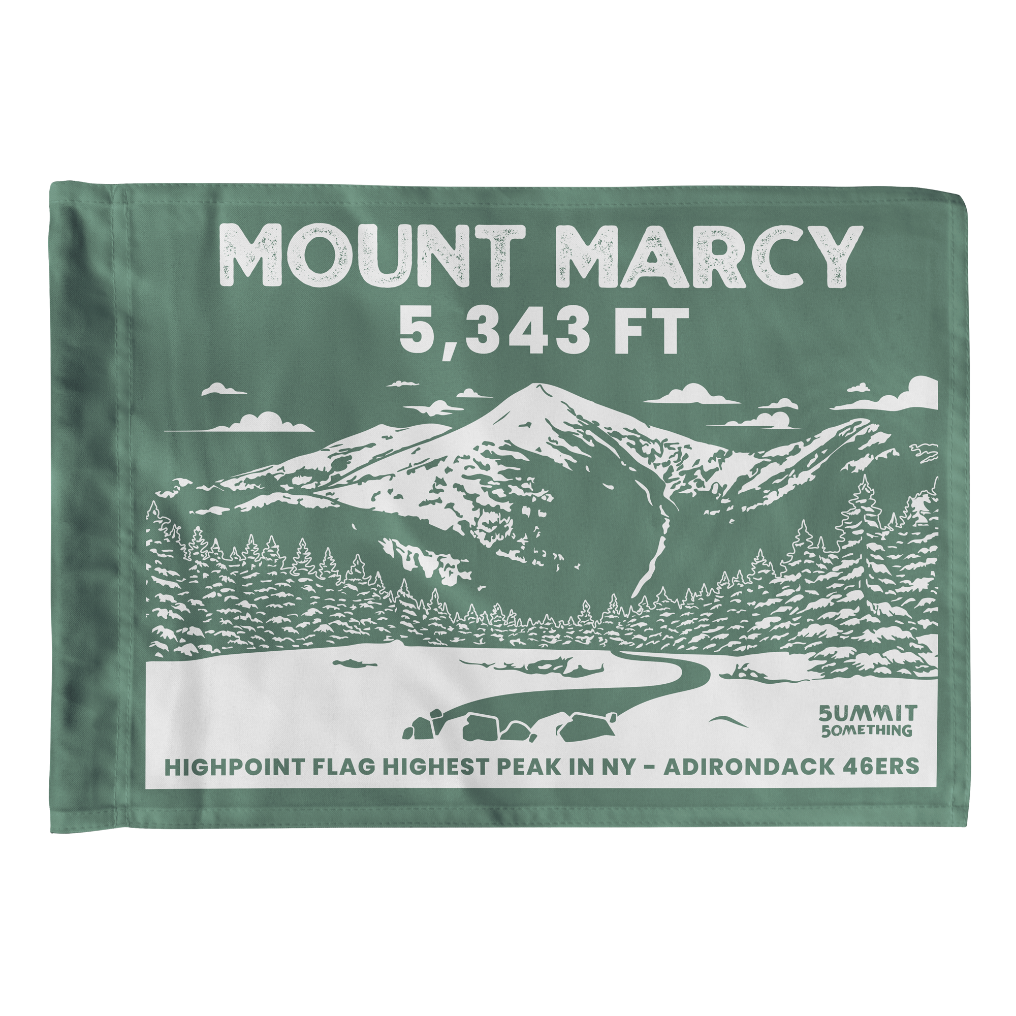 New YOrk State Highpoint Summit Flag - Adirondack Mountains
