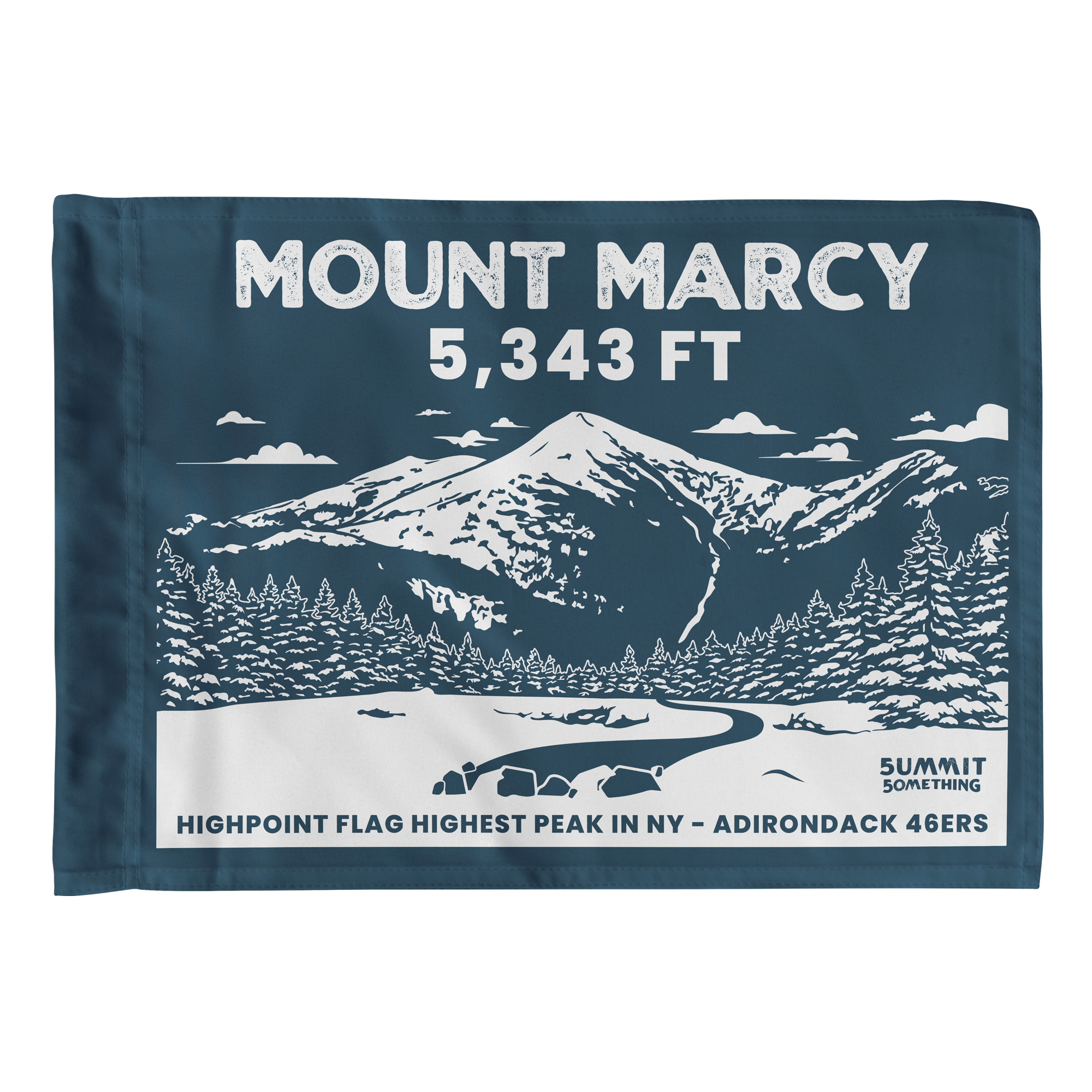 New York State Highpoint Summit Flag - Adirondack Mountains