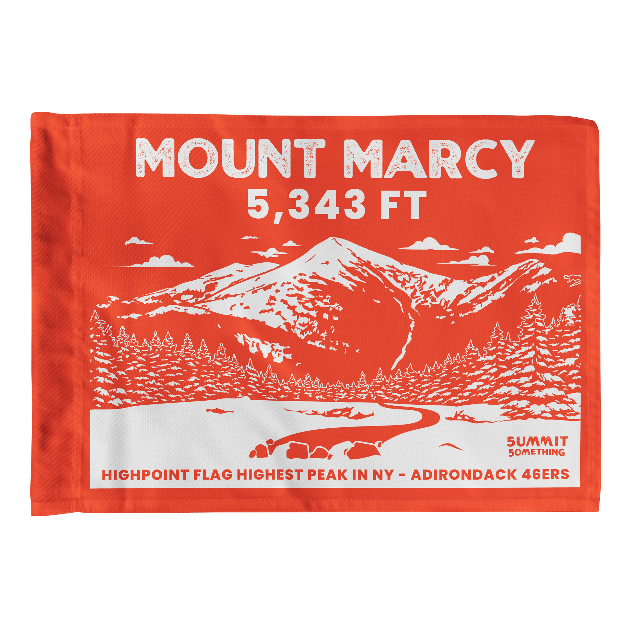 New YOrk State Highpoint Summit Flag - Adirondack Mountains