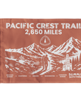 Pacific Crest Trail Flag featuring mountain-inspired design for hikers and backpackers