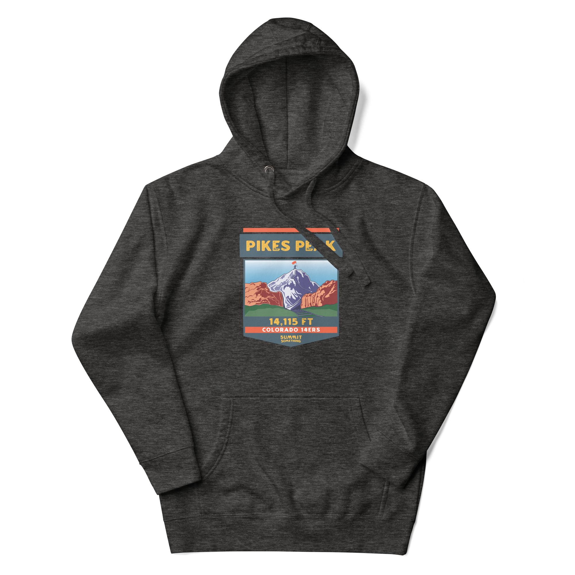 Pikes Peak Hoodie - Perfect Colorado 14er gift and souvenir