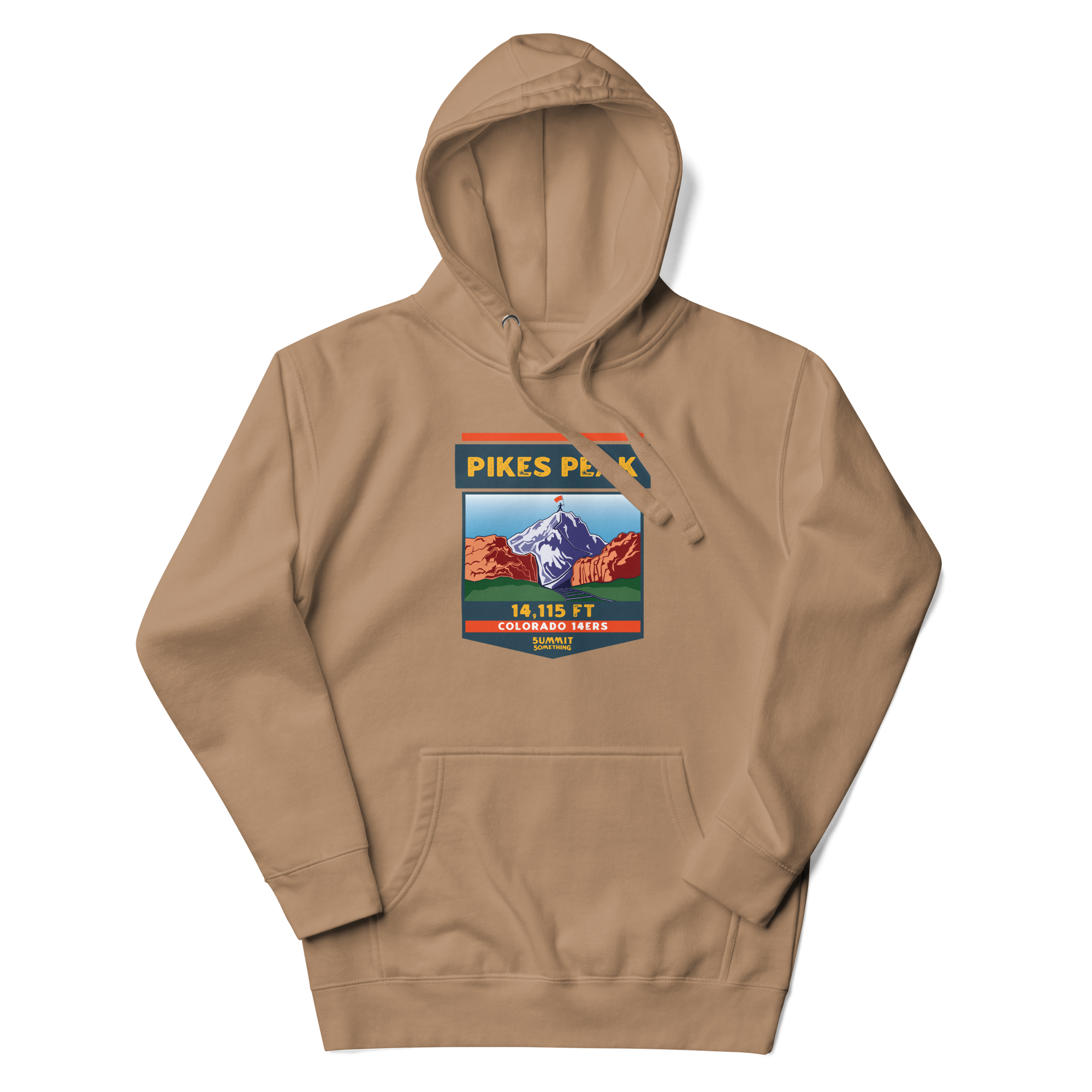 Pikes Peak Hoodie - Perfect Colorado 14er gift and souvenir