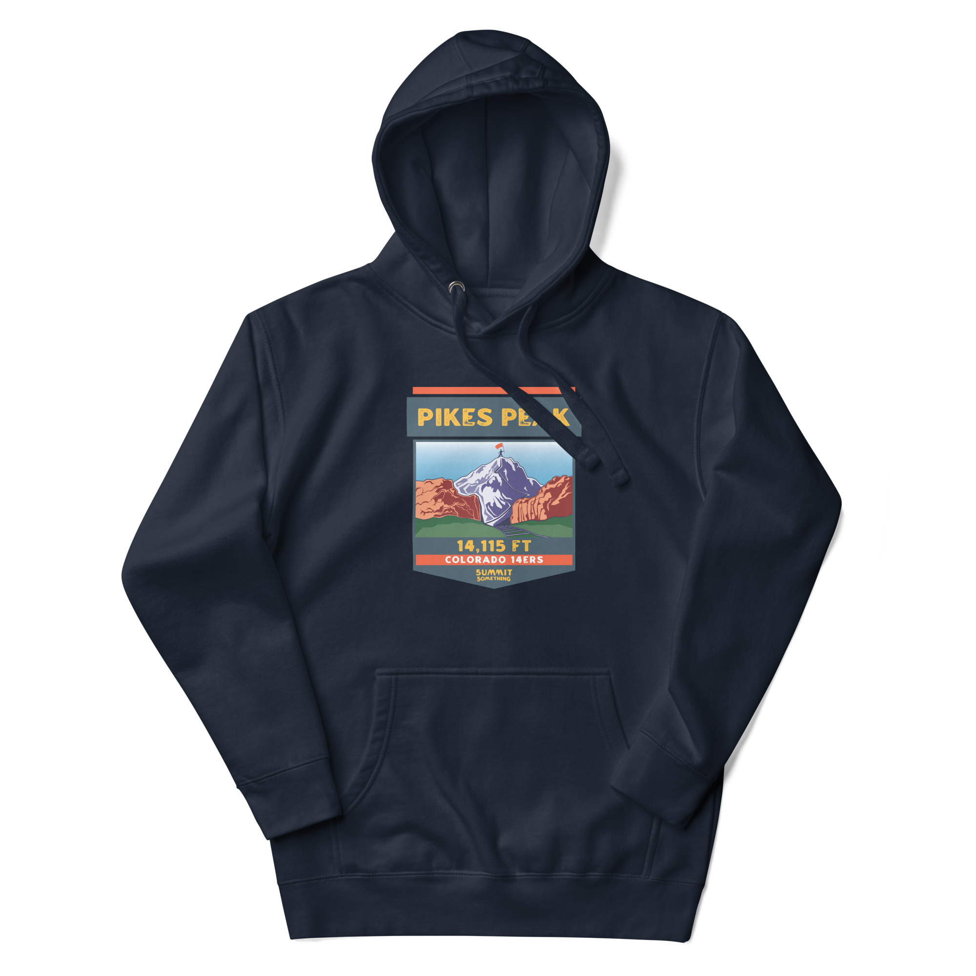 Pikes Peak Hoodie - Perfect Colorado 14er gift and souvenir