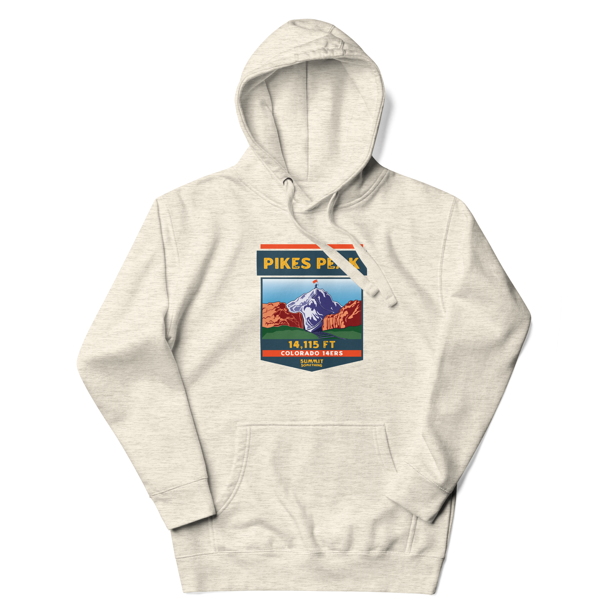 Pikes Peak Hoodie - Perfect Colorado 14er gift and souvenir
