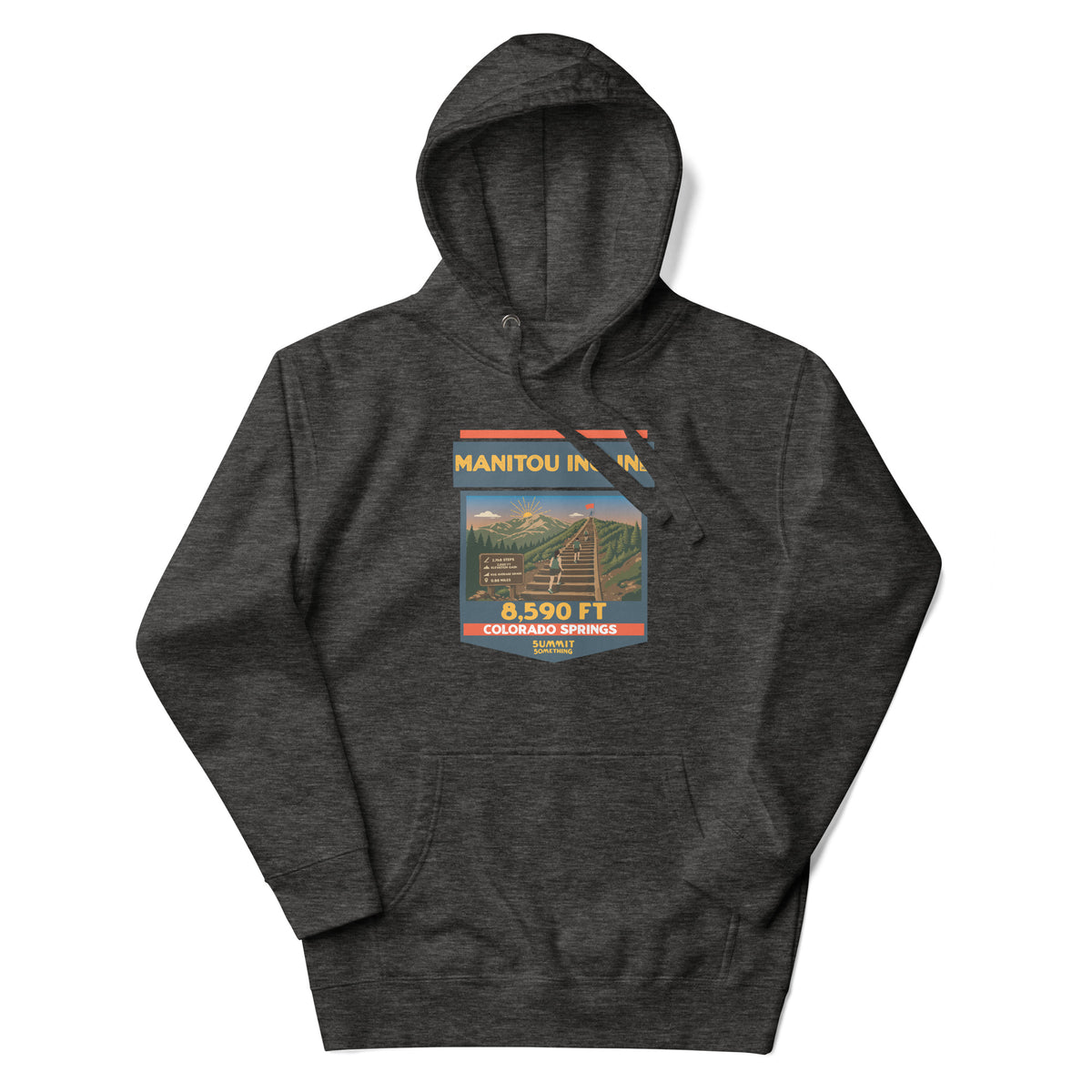 Manitou Incline hoodie that comemorates the steps to the top. 