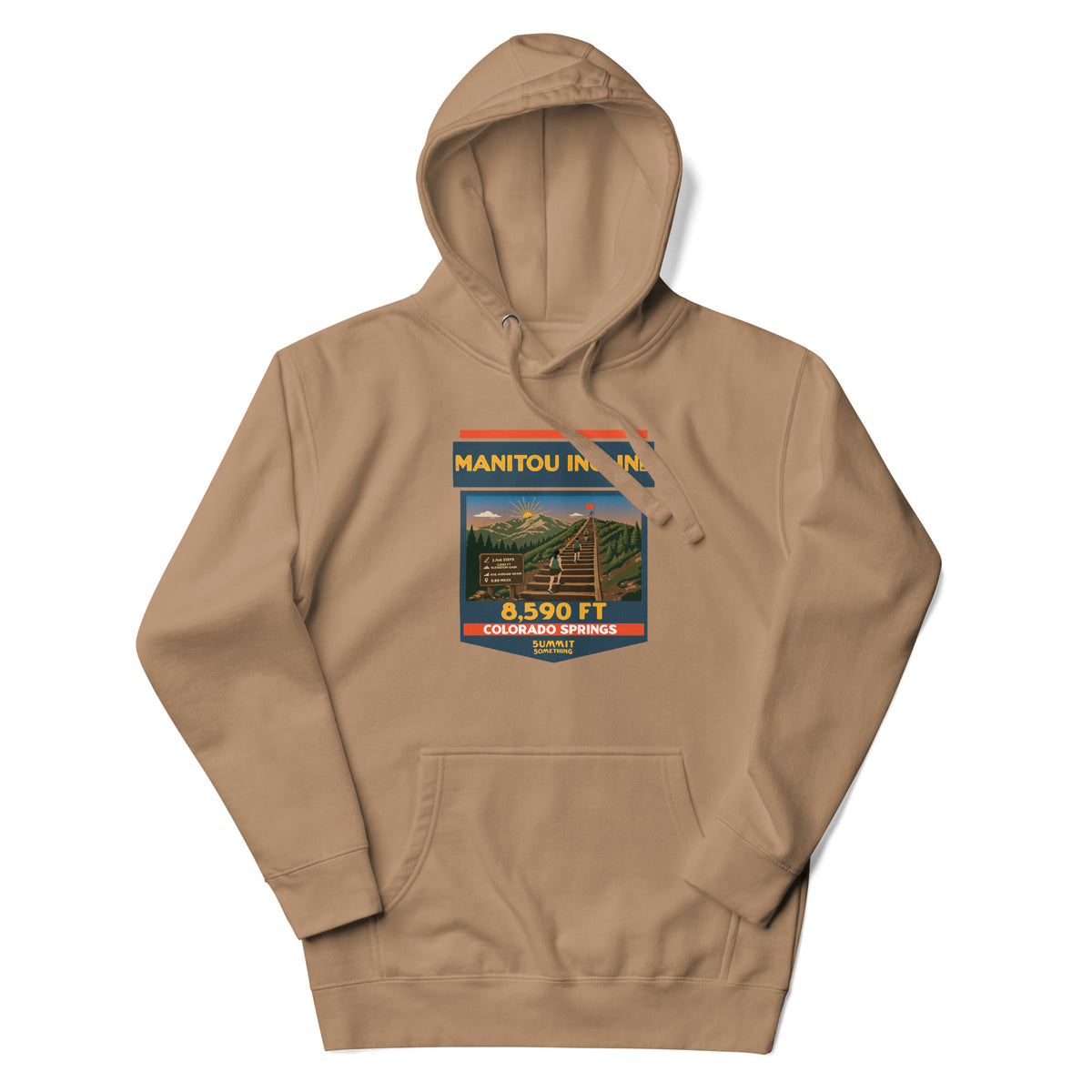 Manitou Incline hoodie that comemorates the steps to the top. 